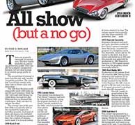 All show (but a no-go)</br>AutoKnow Feb 22, 2016 All show (but a no-go)</br>AutoKnow Feb 22, 2016