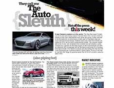 The Auto Sleuth</br>Sept 19, 2016 The Auto Sleuth</br>Sept 19, 2016