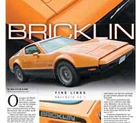 Fine Lines: Bricklin SV-1</br>Fine Lines November 14, 2016 Fine Lines: Bricklin SV-1</br>Fine Lines November 14, 2016