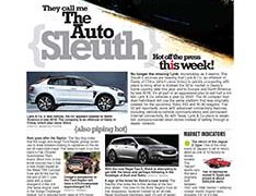 The Auto Sleuth</br>March 6, 2017 The Auto Sleuth</br>March 6, 2017