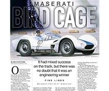 Fine Lines: Maserati Birdcage</br>Fine Lines August 14, 2017 Fine Lines: Maserati Birdcage</br>Fine Lines August 14, 2017