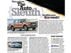 The Auto Sleuth</br>September 25, 2017 The Auto Sleuth</br>September 25, 2017