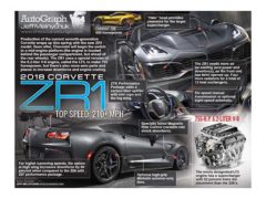 2018 Corvette ZR1</br>AutoGraph September 25, 2017 2018 Corvette ZR1</br>AutoGraph September 25, 2017