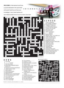 Crossword