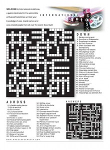 Crossword