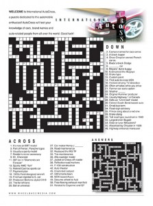 Crossword