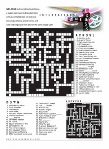 Crossword